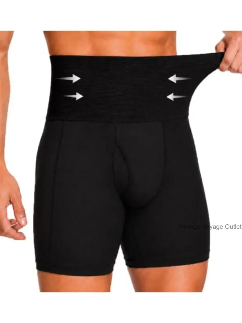 Men's Shapewear Shorts High Waist Tummy Control Compression
